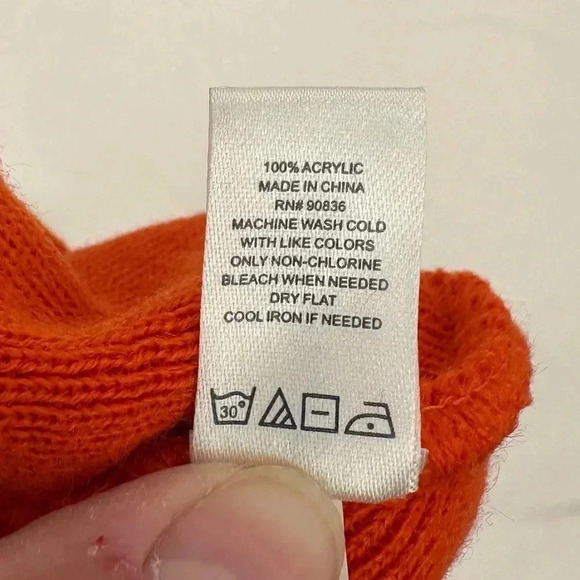 Philadelphia Flyers Knit Hat Towel One Size Orange Fan Gear - Picture 5 of 9